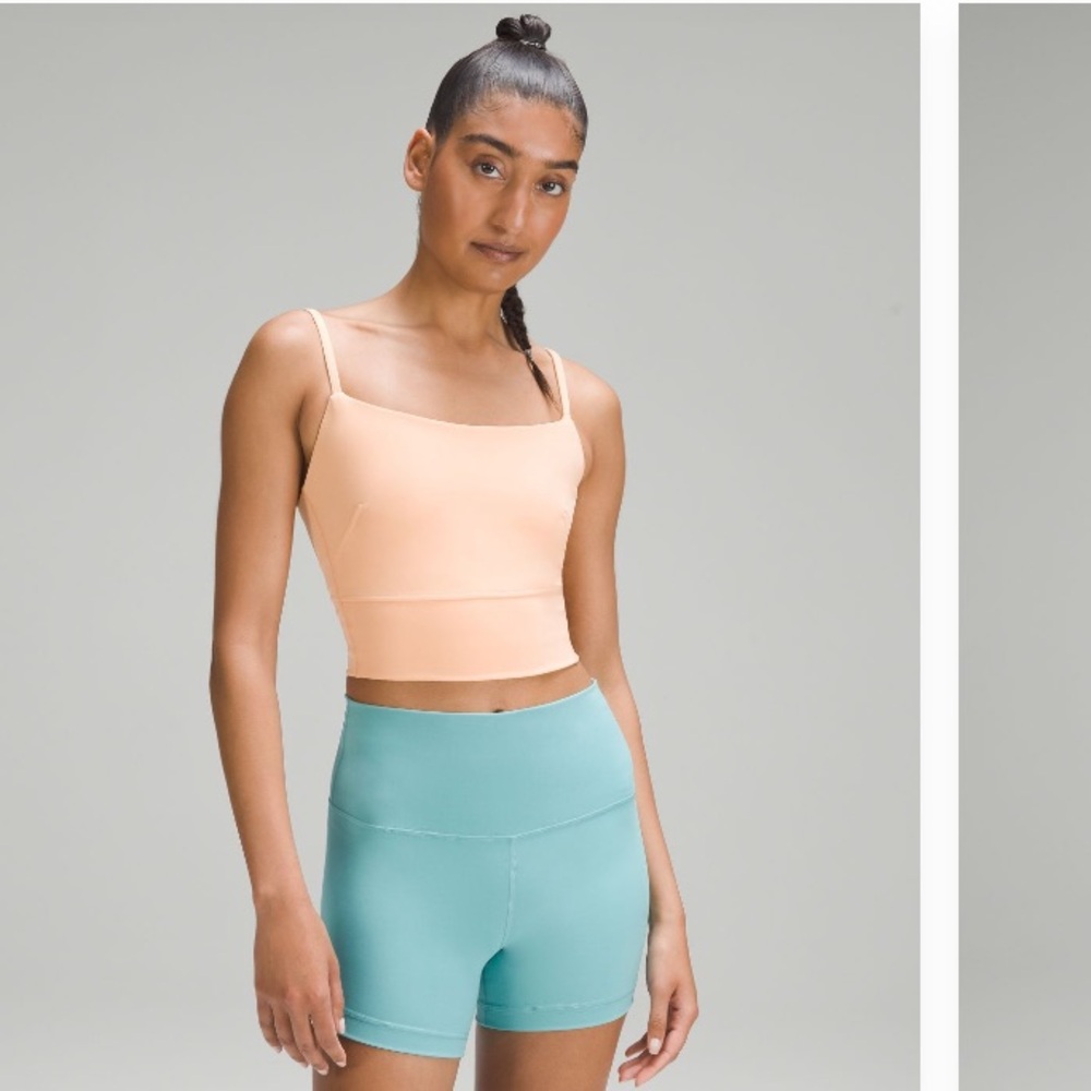 Lululemon Wunder Train Strappy tank top in Summer Glow